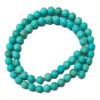 Frosted Blue Howlite 6mm Beads