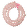 Frosted Rose Quartz 4mm Beads