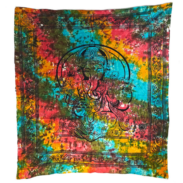 Ganesha Douple Tapestry Tie Dye