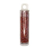 Glazed Opaque Dark Red Delica Seed Beads Size 11 184275 (01)