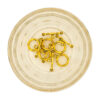 Gold Colour Toggle Clasp Round 5 Pairs 160077