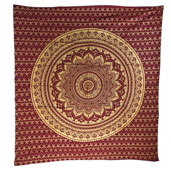 Gold Lotus Double Red