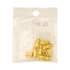 Golden Brass Screw Clasps 180358