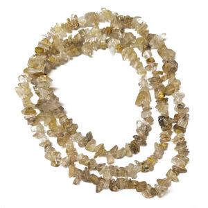 Golden Rutile Chip Beads