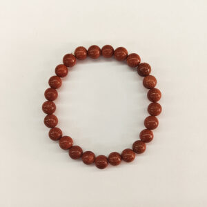 Goldstone 8mm Bead Stretchy Bracelet
