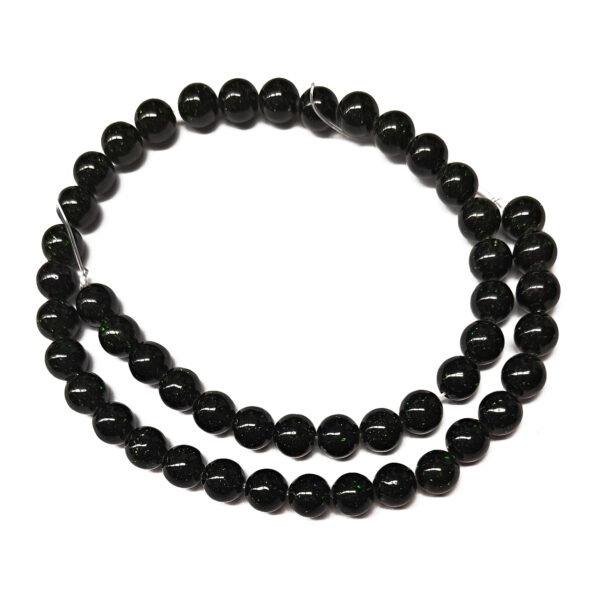 Green Goldstone A Grade 8mm Beads 241751 Green Goldstone A Grade 8mm Beads