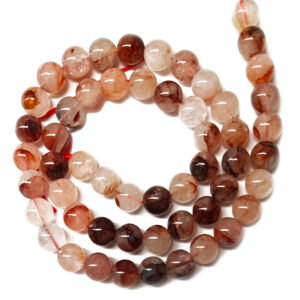 Hematoid Quartz 8mm Beads