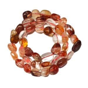 Hematoid Quartz Nugget Beads