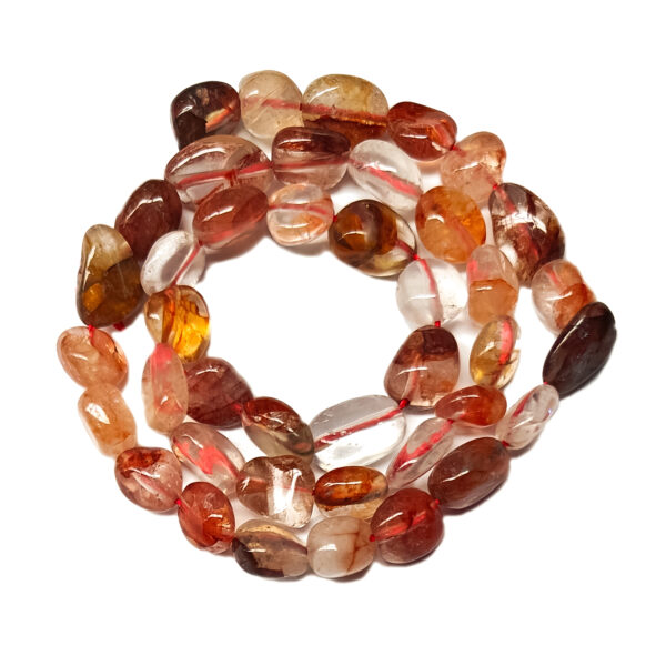 Hematoid Quartz Nugget Beads