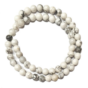 Howlite 6mm Beads