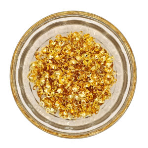 Iron Golden Color 8x4mm Bead Tip Knot Covers
