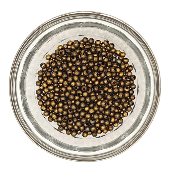 Iron Spacer Antique Bronze 500pc 3mm 180562