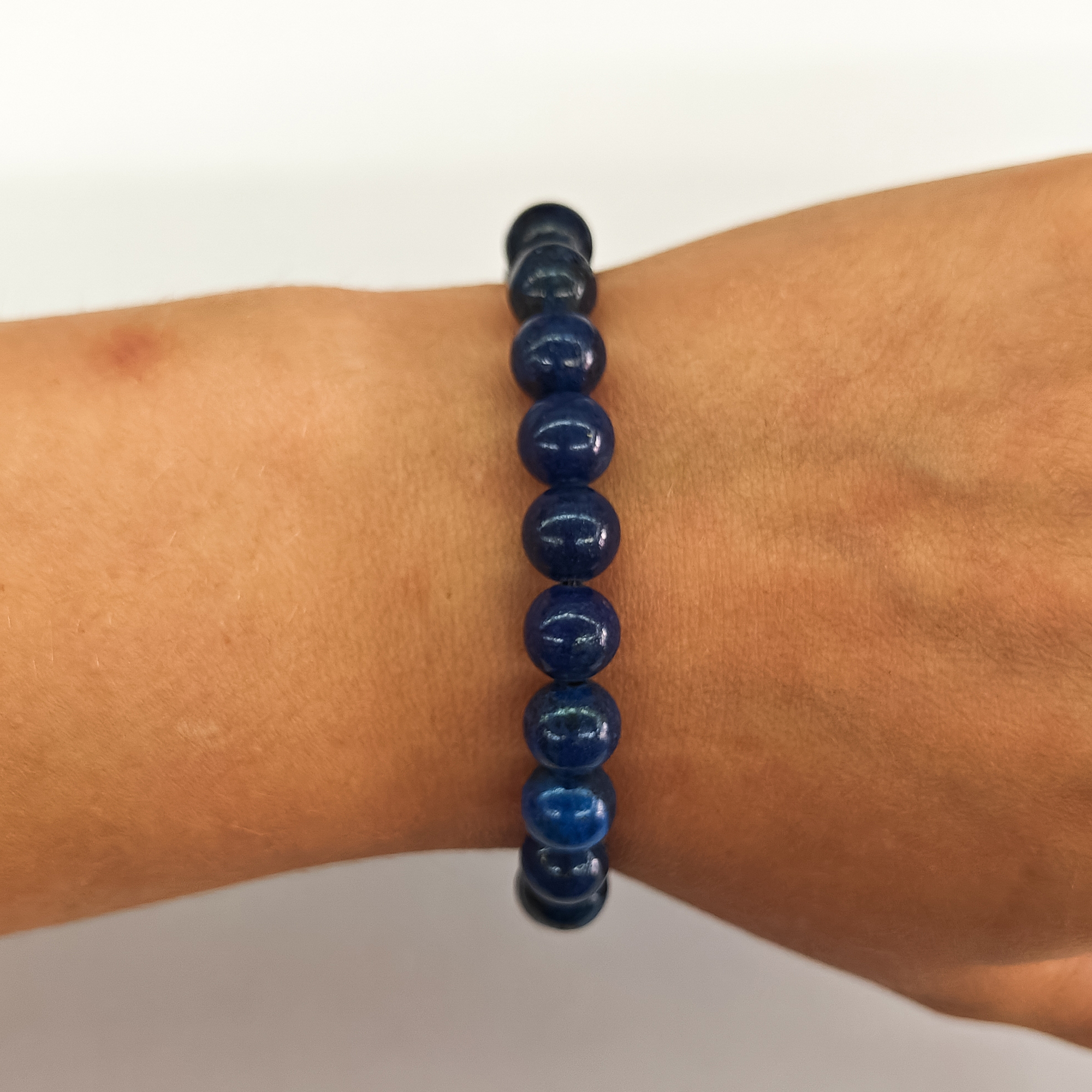 Lapis Lazuli 8mm Bead Stretchy Bracelet