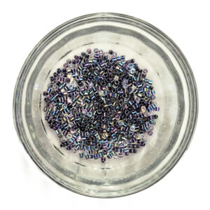 Lined Light Violet AB Delica Seed Beads Size 10