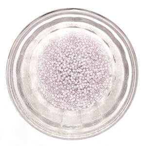 Lined Pale Lavender Delica beads size 11