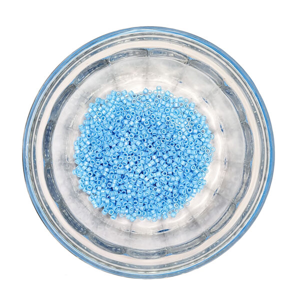 Matte Opaque Sky Blue AB Delica Seed Beads Size 11 184879