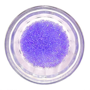 Matte Transparent Purple Delica Seed Beads Size 11