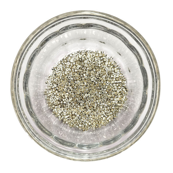 Metalic Galvanized Silver Delica Seed Beads Size 11 184035