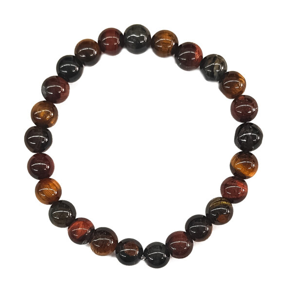 Mixed Tigers Eye 8mm Bracelet 70365 2