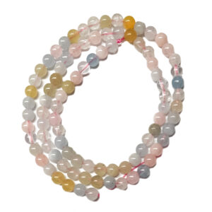 Morganite 4mm Beads