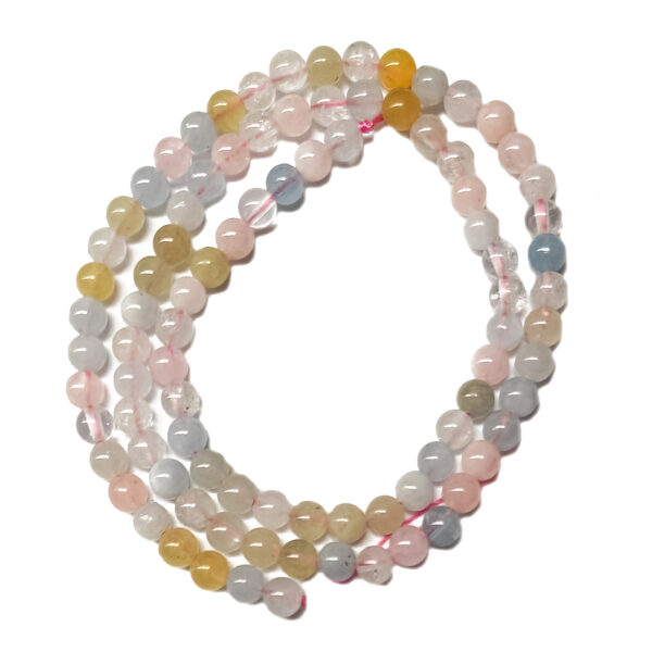 Morganite 4mm Beads