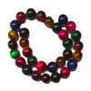 Multi-Color Dyed Tigers Eye 6mm Beads