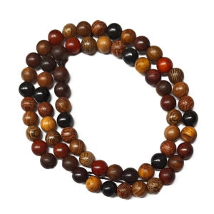 Multicolor Wood 6mm Beads
