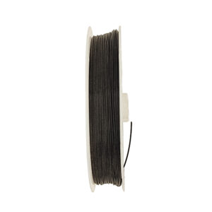 Nylon-coated Stainless Steel Black Tiger Tail Wire 0.6mm 30m/roll