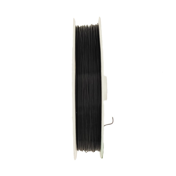 Nylon-coated Stainless Steel Tiger Tail Wire Black 0.3mm 50m roll 183287 2