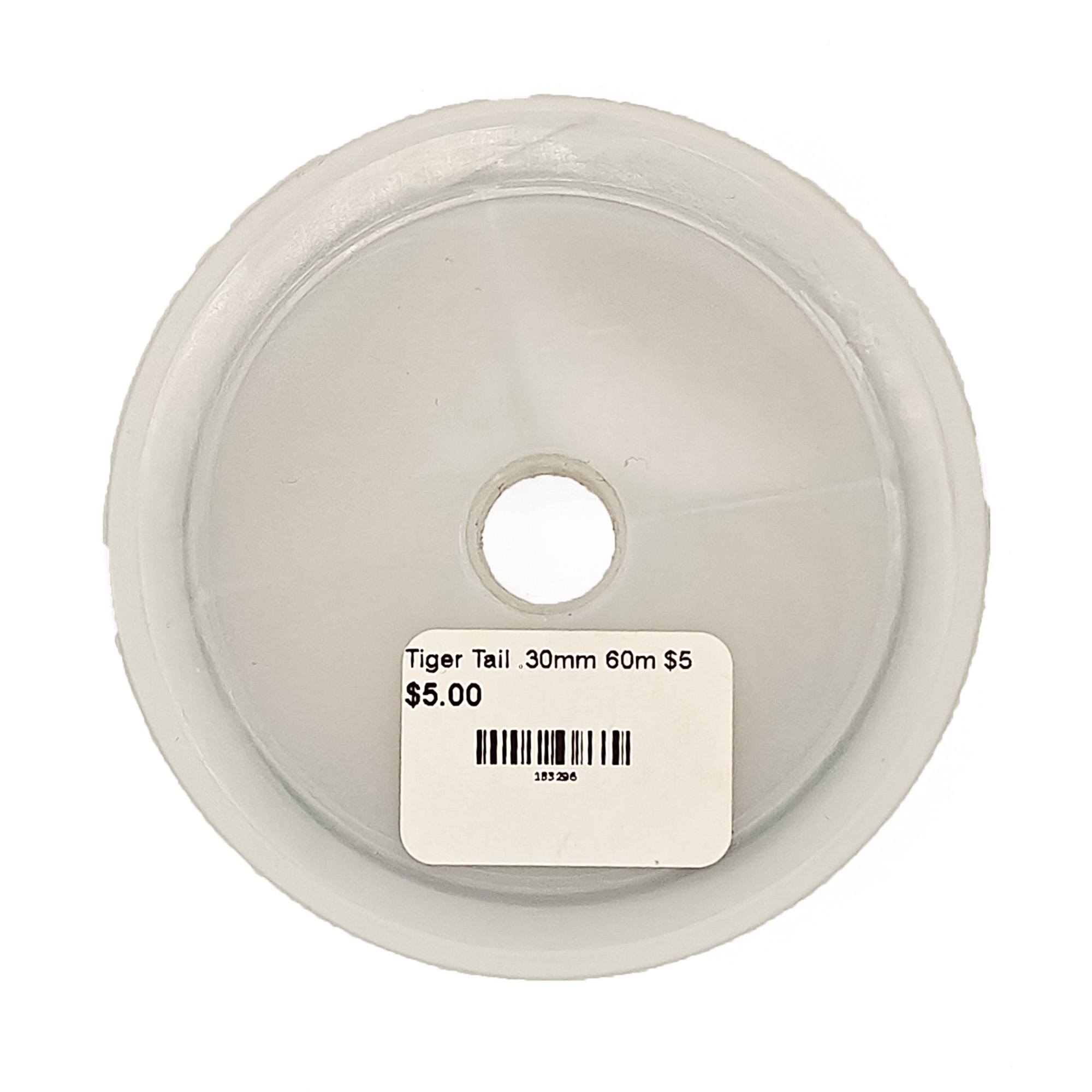 Nylon-coated Stainless Steel Tiger Tail Wire Original Color 0.3mm 50m roll 183296