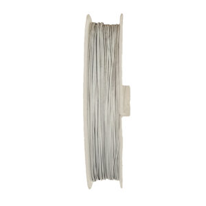 Nylon-coated Stainless Steel Tiger Tail Wire White 0.45mm 40m/Roll
