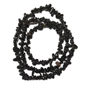 Obsidian Chip Beads