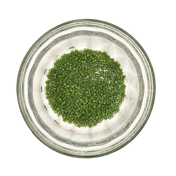 Opaque Avocado Green Delica Seed Beads Size 11 184566