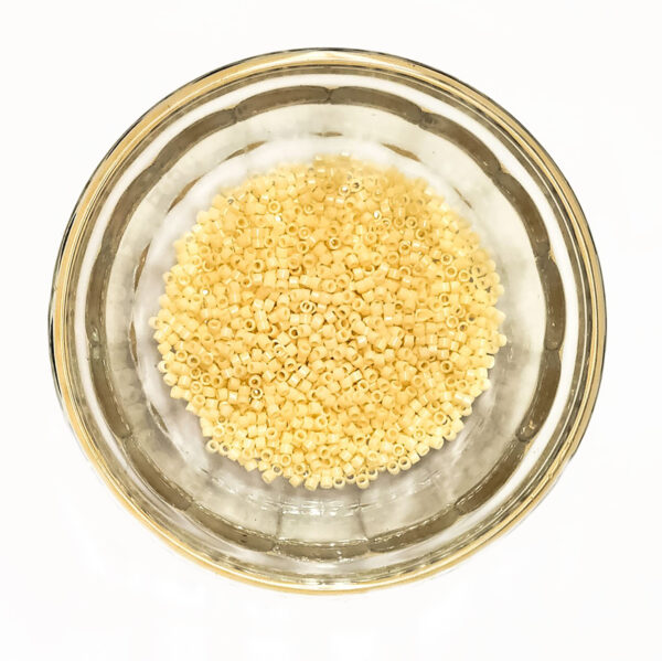 Opaque Cream Delica Seed Beads Size 11 184732