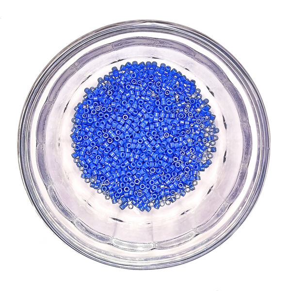 Opaque Cyan Blue Delica Seed Beads Size 11 184138