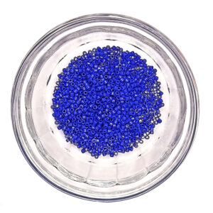 Opaque Dark Blue Delica Seed Beads Size 11