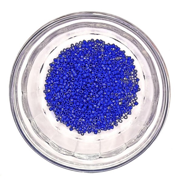 Opaque Dark Blue Delica Seed Beads Size 11 184726