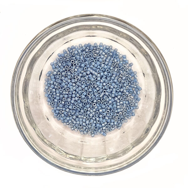 Opaque Denim Blue Luster Delica Seed Beads Size 11 184266