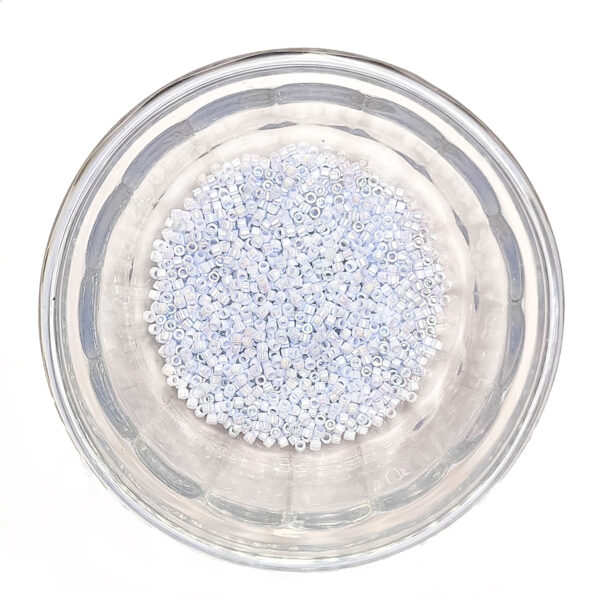 Opaque Light Sky Blue AB Delica Seed Beads Size 11 184507