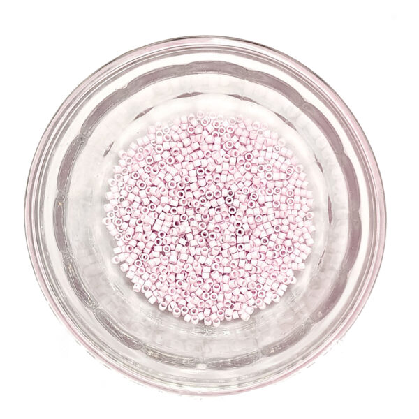 Opaque Pale Rose Lilac Delica Seed Beads Size 11 184494
