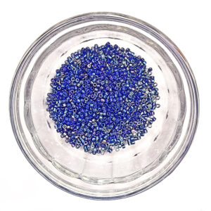 Opaque Royal Blue AB Delica Seed Beads Size 11