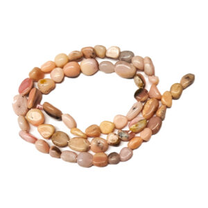 Pink Opal Nugget Beads