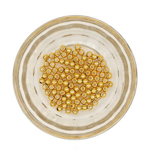 Plated Brass 4mm Beads