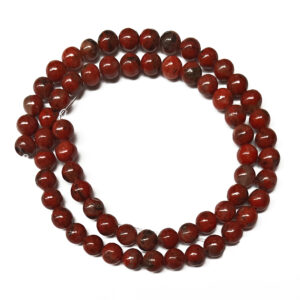 Red Sesame Jasper 6mm Beads