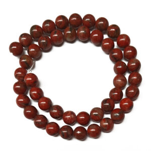 Red Sesame Jasper 8mm Beads