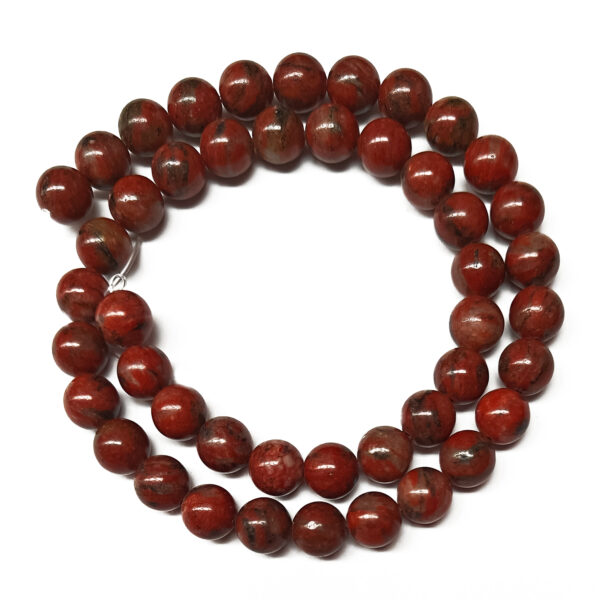 Red Sesame Jasper 8mm Beads 240495 Red Sesame Jasper 8mm Beads