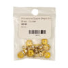 Rhinestone Spacer Beads 6mm Brass 20Pcs – Golden 160159 2