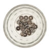 Rhinestone Spacer Beads 8mm Brass – Gunmetal 160158