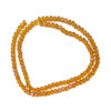 Rondelle 4x3mm Gold Plated with Purple 180403