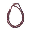 Rondelle 4x3mm Purple Half Plate 180398